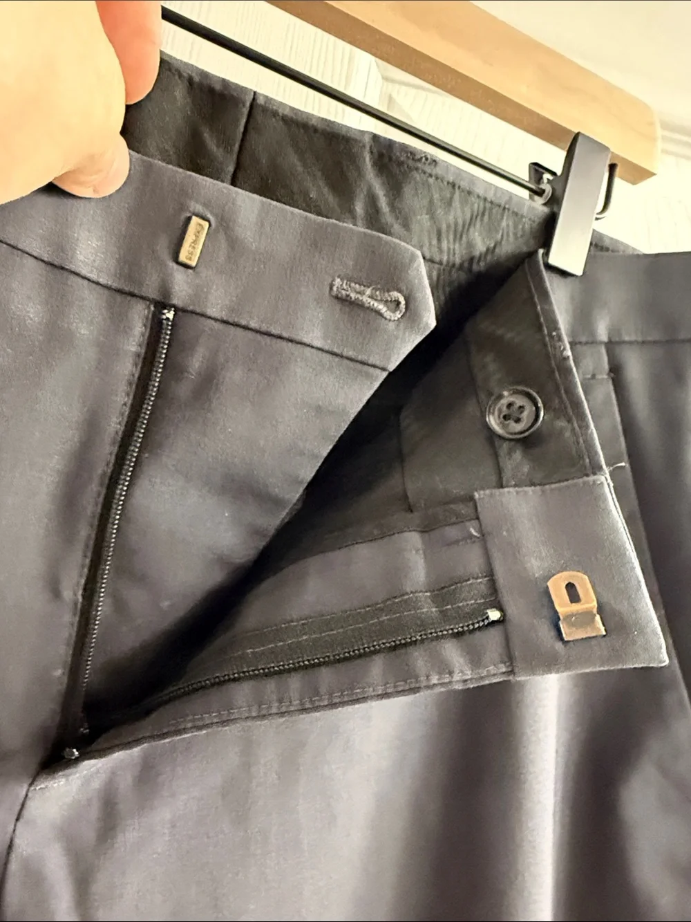 Express Men's Dress Pants in Charcoal Gray
